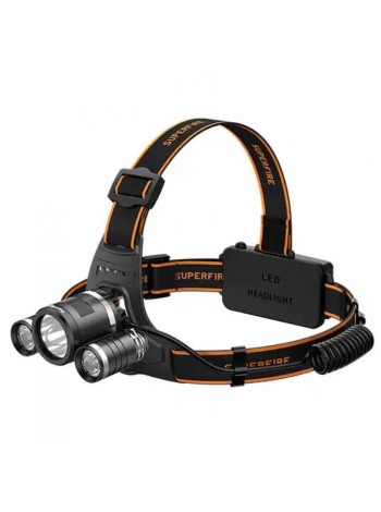 Ліхтар налобний акумуляторний HL33 Superfire 500 Lumen