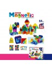 Конструктор Magnetic Strong 64 елементи Multicolor (140421)