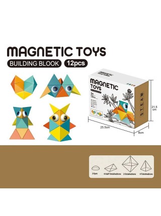 Конструктор Magnetic Toys 12 деталей Multicolor (147465)