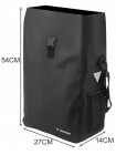 Багажна велосумка Trizand 15L Чорний (S00021203 black)
