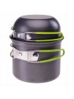 Набір посуду Elbrus Hike Pro Cook 4 SET Grey/Lime