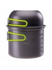 Набір посуду Elbrus Hike Pro Cook 4 SET Grey/Lime