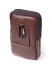 Сумка для чоловіків на два відділення з натуральної шкіри Vintage 22738 Коричневий
