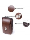 Сумка для чоловіків на два відділення з натуральної шкіри Vintage 22738 Коричневий