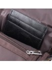 Практична жіноча слінг сумка через плече з екошкіри Vintage 22754 Чорний