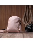 Маленька жіноча сумка через плече з екошкіри Vintage 22782 Рожевий
