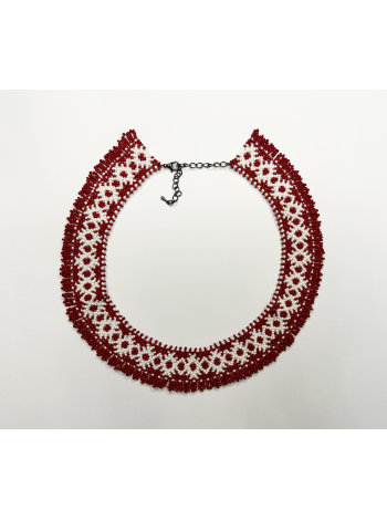 Традиційна українська силянка з бісеру HatynkaUA Necklace намисто ручної роботи (SUN999_53)