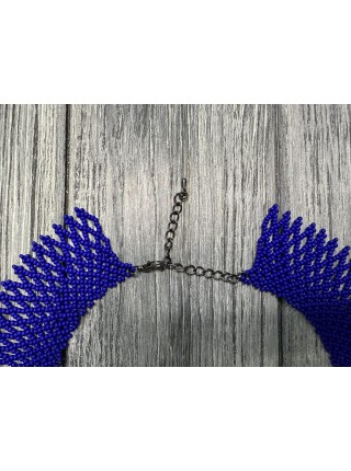 Кольє-силянка із чеського матового бісеру HatynkaUA Necklace намисто ручної роботи до вишиванки (SUN999_54)