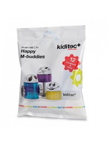 Конструктор 1480 Kiditec Happy M-buddies (3723)