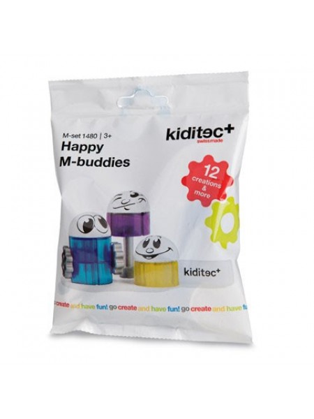 Конструктор 1480 Kiditec Happy M-buddies (3723)