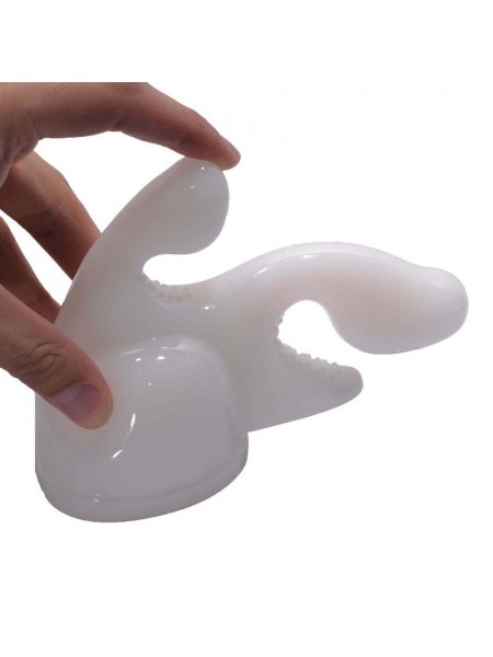 Насадка Tri-Gasm Tip для стимуляції точки G на вібромасажер Hitachi Magic Wand Massager (hub_vkEf72790)