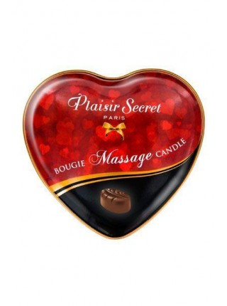 Масажна свічка серце Plaisirs Secrets Chocolate 35 мл (SO1864)