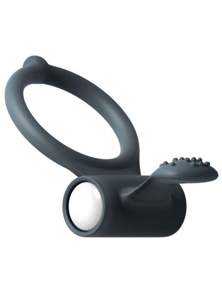 Ерекційне кільце Dorcel Power Clit Black V2 з вібрацією (MD1410)