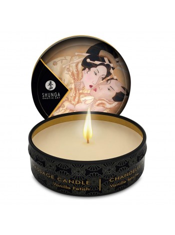 Масажна свічка Shunga MINI MASSAGE CANDLE Vanilla Fetish 30 мл (SO2517)
