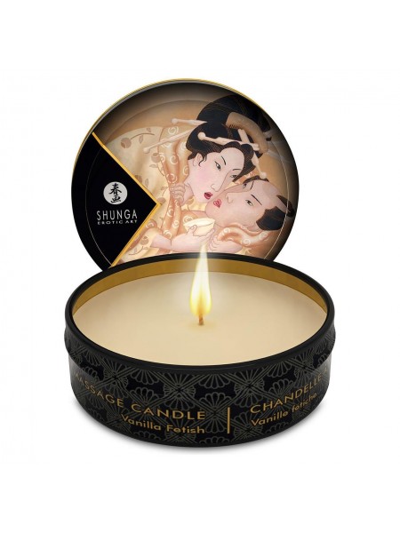 Масажна свічка Shunga MINI MASSAGE CANDLE Vanilla Fetish 30 мл (SO2517)