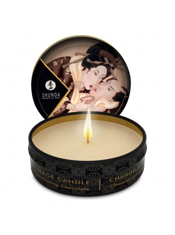 Масажна свічка Shunga MINI MASSAGE CANDLE — Intoxicating Chocolate 30 мл (SO2520)