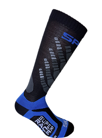 Гірськолижні шкарпетки Spring Чорно-синій 887 black-blue M (39-42)