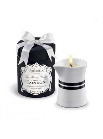 Масажна свічка з чоловічих парфумів Petits Joujoux — London Rhubarb, Cassis and Ambra 190 г (SO3145)
