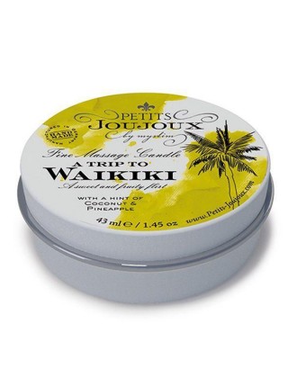 Масажна свічка Petits Joujoux — Waikiki Beach Coconut and Pineapple 43 мл (SO3173)