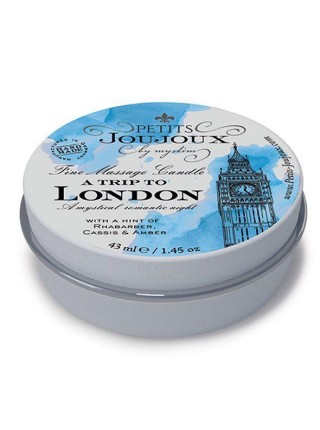 Масажна свічка Petits Joujoux — London — Rhubarb, Cassis and Ambra 43 мл (SO3170)