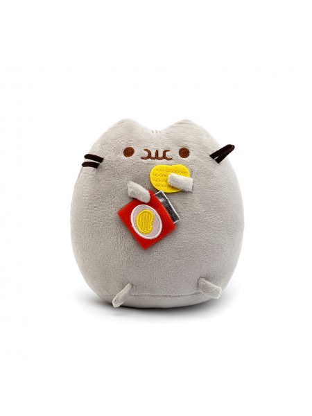М'яка іграшка Pusheen cat VOLRO з чипсами Gray (vol-69)