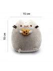 М'яка іграшка Pusheen cat VOLRO з печивом Gray (vol-70)