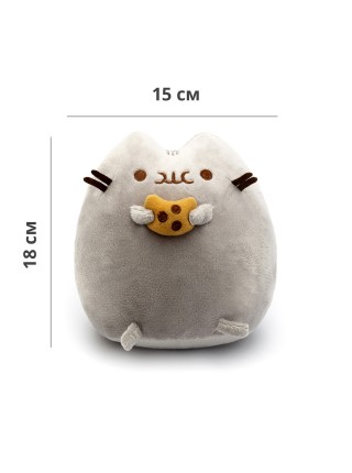 М'яка іграшка Pusheen cat VOLRO з печивом Gray (vol-70)