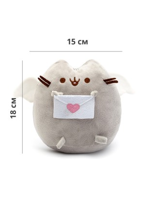 М'яка іграшка Pusheen cat VOLRO з листом Gray (vol-67)