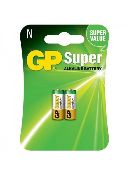 Батарейка GP Super alkaline LR1 2 шт (SO1281)