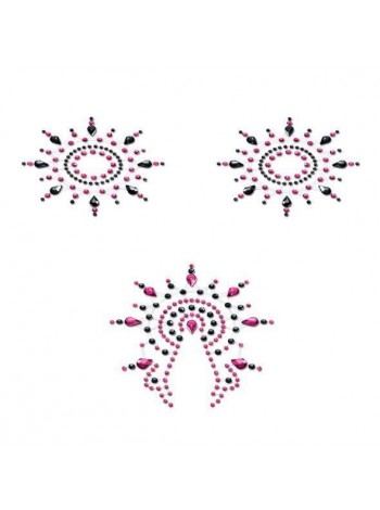 Пэстис Mystim Petits Joujoux Gloria set of 3 - Black/Pink (SO3131)