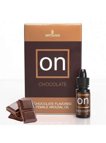 Збуджувальна олія зі смаком шоколаду Sensuva — ON Arousal Oil for Her Chocolate 5 мл (SO3166)