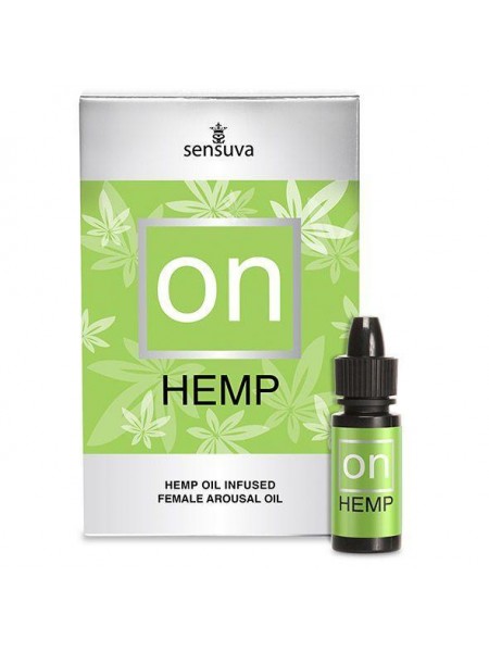 Збуджувальна олія Sensuva — ON for Her Hemp Infused Arousal Oil з екстрактом коноплі 5 мл (SO3178)