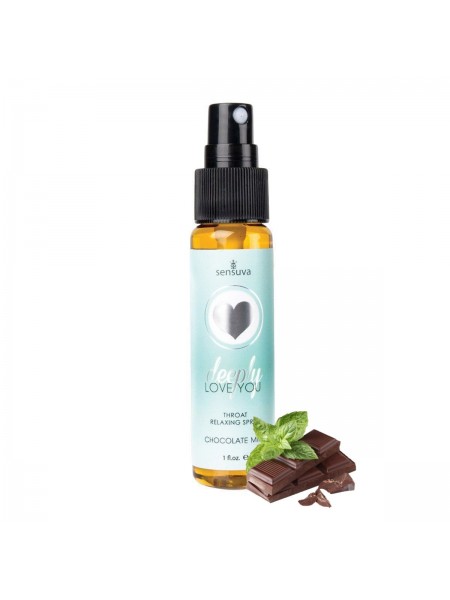 Спрей для мигета Sensuva Deeply Love You Chocolate Mint смак шоколад з ментолом 29 мл (SO3193)