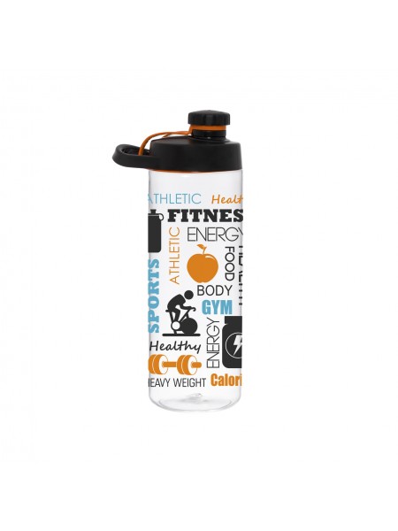 Пляшка для води Herevin Gym Twist 750 мл Чорний (6515759)