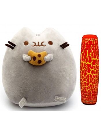 Комплект М'яка іграшка кіт з печивом Pusheen cat і Антистрес іграшка Mokuru (vol-723)
