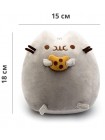 Комплект М'яка іграшка кіт з печивом Pusheen cat і Антистрес іграшка Mokuru (vol-723)