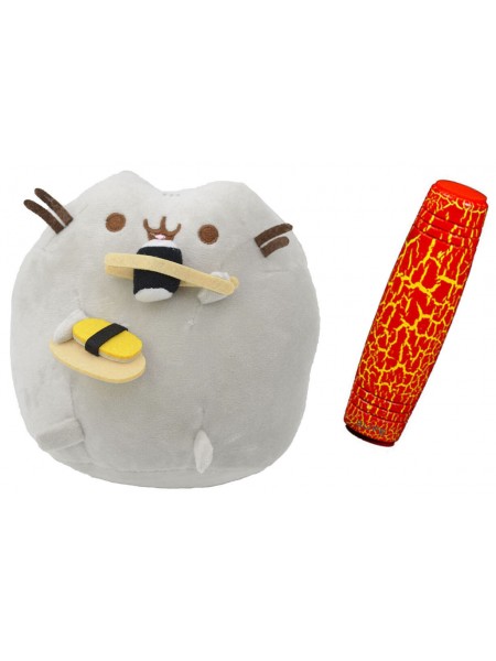 Комплект М'яка іграшка кіт із суші Pusheen cat і Антистрес іграшка Mokuru (vol-728)