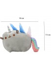 Комплект М'яка іграшка кіт-єдиноріг веселка Pusheen cat і Антистрес іграшка Mokuru (vol-720)