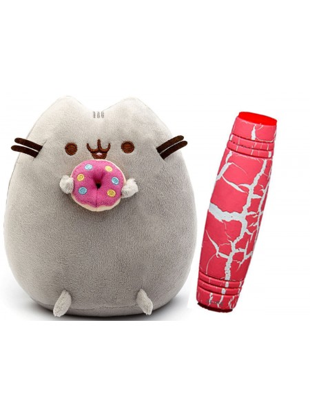 Комплект М'яка іграшка кіт з пончиком Pusheen cat і Антистрес іграшка Mokuru (vol-727)
