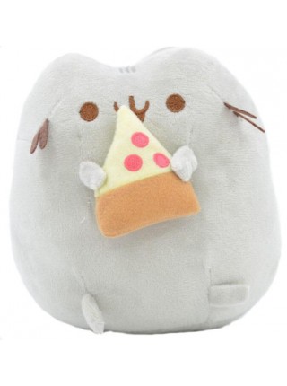 Комплект М'яка іграшка кіт зі шматочком піци Pusheen cat і Антистрес іграшка Mokuru (vol-730)