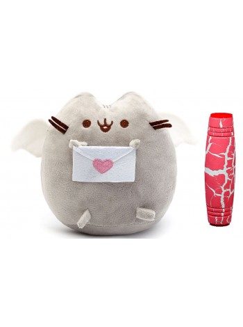 Комплект М'яка іграшка кіт з листом Pusheen cat і Антистрес іграшка Mokuru (vol-725)