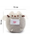 Комплект М'яка іграшка кіт з листом Pusheen cat і Антистрес іграшка Mokuru (vol-725)