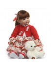 Силіконова колекційна лялька Reborn Doll 60 см Дівчинка Катюша (195)