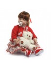 Силіконова колекційна лялька Reborn Doll 60 см Дівчинка Катюша (195)