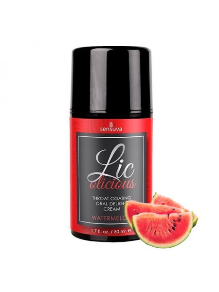 Гель для мінету зі смаком кавуна Sensuva — Lic-o-licious Watermelon 50 мл (SO3199)