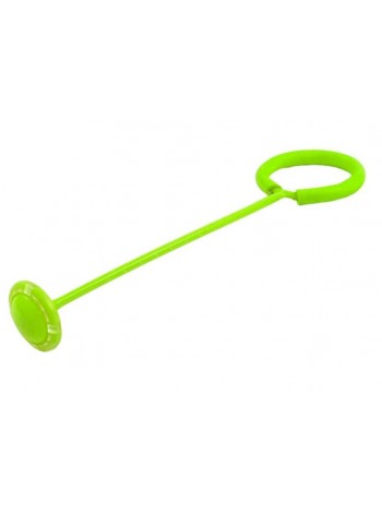 Скакалка світна на одну ногу з LED-підсвіткою Зелена (2290038G)