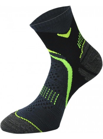 Шкарпетки Comodo RUN2 39-42 M Чорний/Зелений (COMO-RUN-2-01-3942)