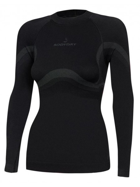 Термокофта BodyDry Lady Fit L Black (BOD-VLAFITBLL)