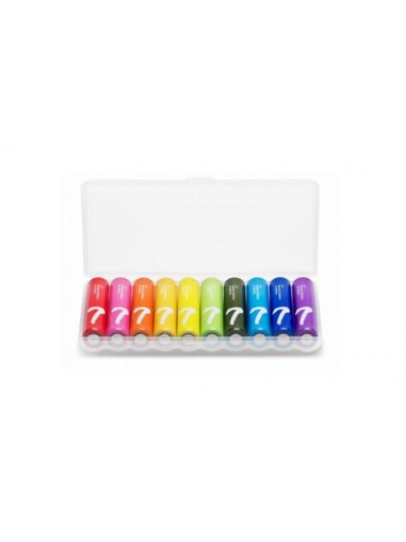 Батарейки Xiaomi ZMi Rainbow AAA batteries 10 шт ZI7 Rainbow