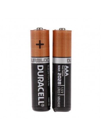 Лужні батарейки Duracell AAA (LR03) MN2400 Basic 2 шт